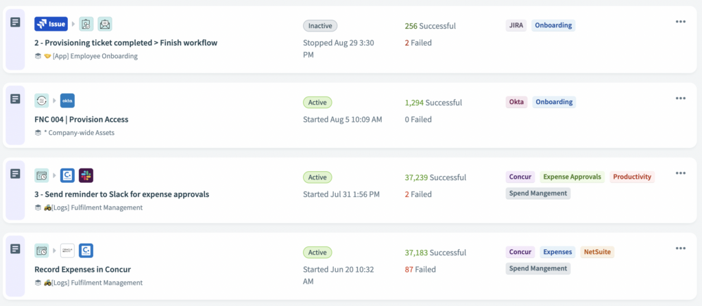 Asset Tags Example