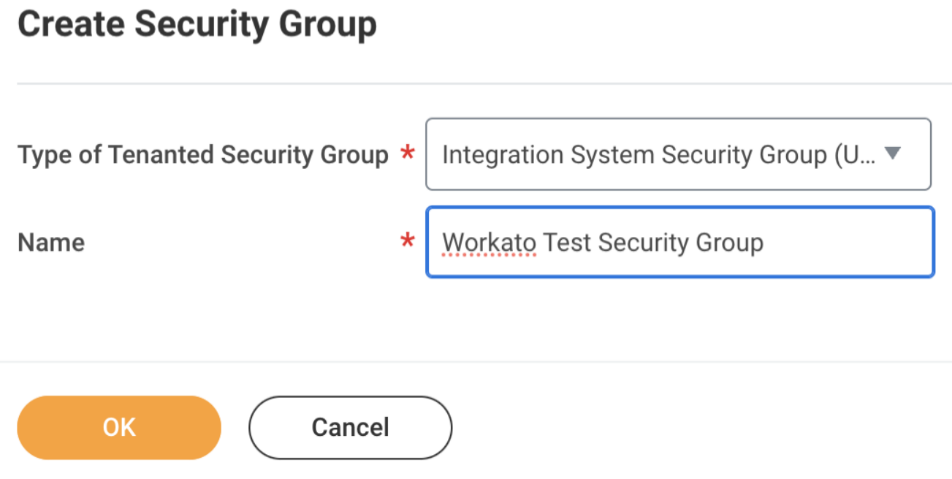 Screenshot: creating security group