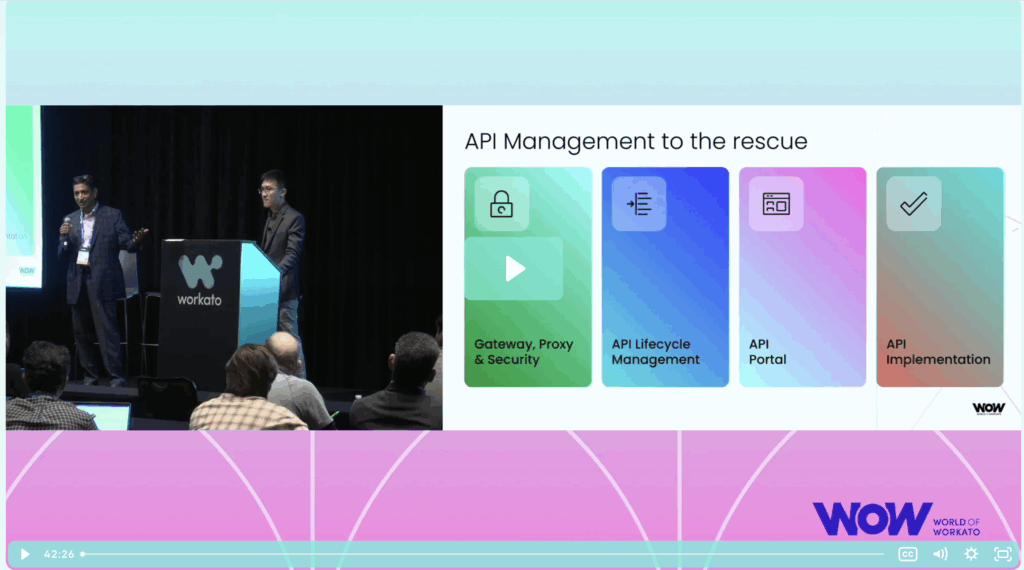 Link to API management session